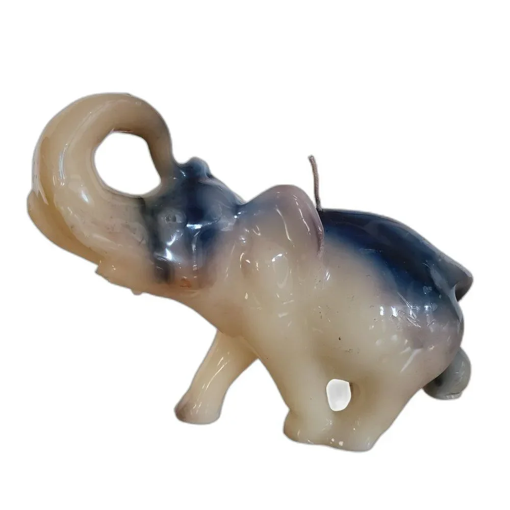 Vintage Novelty Wax Candle - ELEPHANT - Vintage Rare UNIQUE - Unlit